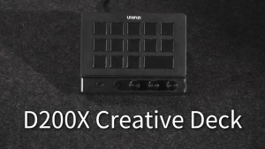 Ulanzi D200X All-in-One Creative Deck Desktop Control USB Hub HDMI Port Memory Card Reader for Video Photo Post-Processing Smart Lighting Studio Livestreaming