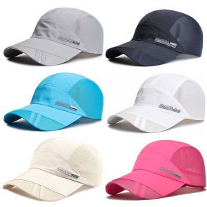 Quick Dry Men Baseball Cap for Sports Cool Mesh Summer Women Sun Hat Fishing Running Family Parent Teenager Cap