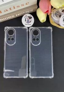 Ốp lưng Oppo Reno 10 Reno10 Pro 5G Plus chống sốc silicon dẻo trong Cowcase | Vỏ điện thoại Oppo bảo vệ camera