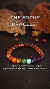 Gelang  Aesthetic Pria Wanita Keren Terbaru Tali Serut Kayu Kokka Kaukah Kokah Koka Kecil Kombinasi Batu Kristal Alam Akik 7 Cakra Spiritual Aura Mantra Asli Ori Original Cowok Cewek Dewasa Korea Style Mewah Elegan Arab