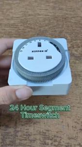 13Amp Plug In Timer Switch 24hour Segment Timer switch Lightman Sirim Sticker