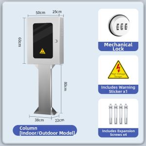 GUIPAI | Stainless Steel Household 7KW Charging Station Cover Wall-mounted