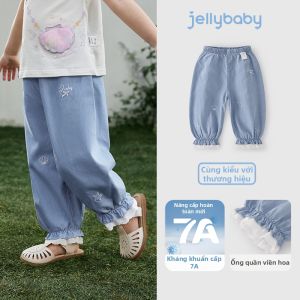 Jelly Baby | Quần Jeans Mới Cho Bé Gái Mùa Hè 100% Cotton Bền