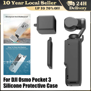 For DJI OSMO Pocket3 Camera Silicone Case Multifunctional Convenient Lens Body Protective Cover Red Easy To Use