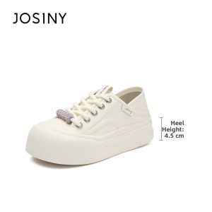 Josiny | Thick Bottom Breathable Soft Increased Height Canvas Shoes