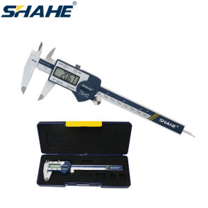 SHAHE Instrument  Large LCD Screen Stainless Steel Vernier Caliper Digital Micrometer Waterproof Electronic Measuring Instruments 150/200/300mm