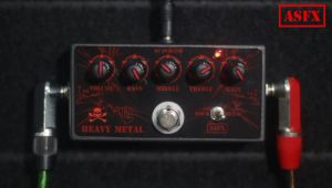 Efek gitar Heavy Metal Distortion ASFX murah guitar pedal stompbox metal zone distorsi AS Effect