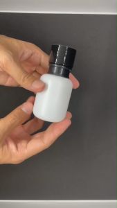 ขวดแก้วใส่โลชั่น+หัวปั้ม (สีขาวฝาดํา 40 ml.) ชนิดหนาพิเศษ #ขวดแก้ว #ขวดโลชั่น #ขวดหัวปั้ม #ขวดปั้ม #ขวดเซรั่ม