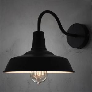 Iron Industrial Vintage Wall Lighting Black Wall Sconce Lamp Arm Swing Wall Lights for E27 Wall Lamp Restaurant Corridor Bar