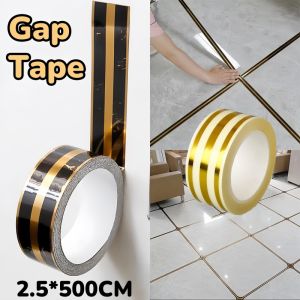 5M/Roll Ceramic Tile Crevice Sticker Waterproof Tile Floor Seam Sticker Gap Sealing Foil Tape Decor