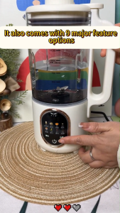 1500ML large capacity multifunctional wall breaking machine fully automatic household soybean milk machine separation mixer without cooking beans1500ML大容量多功能破壁機全自動免煮破壁機豆漿機—COD