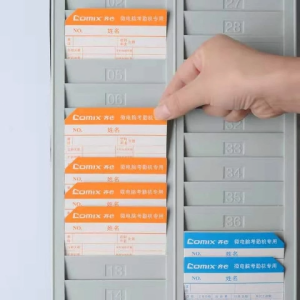 24pockets Time Card Holder Plastic Wall Mount Attendance Recorder Punch Time Office Warehouse