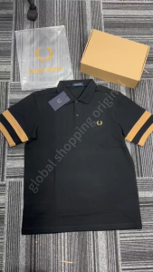 Fred perry polo shirt original business lapel men pure cotton simple temperament short sleeved polo shirt men polo shirt