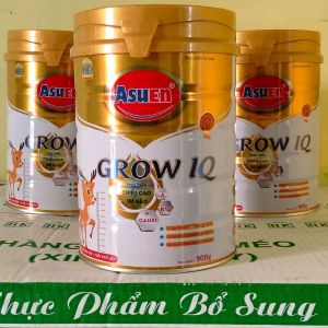 SỮA TĂNG CHIỀU CAO ASUEN GROW IQ Lon 900g phát triển chiều cao&trí nãohạn dùng mới 2028