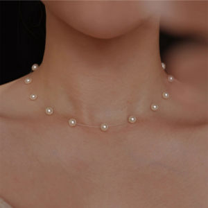YICAN | Simple Elegance Freshwater Pearl Choker Necklace