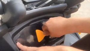 Honda Click 125/1505V2/V3 Motorcycle Speedometer Gauge Screen Protector Panel Gauge Screen Protector 9D Anti-Scratch Anti-Breakage Anti-UV Light Sticker Screen Cover