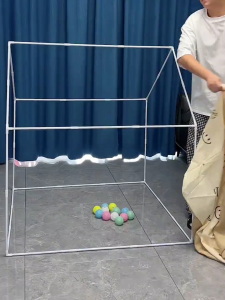 [SG Stock] Polyester Kids Play Tent 1.3M  Children Playhouse Portable Princess Castle with MatCloudButterfly and Lights