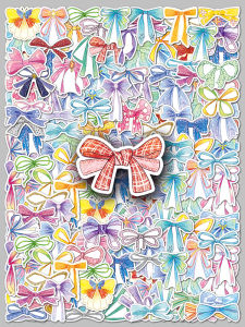 Original Butterfly Knot Stickers Waterproof No Trace Adhesive for Mobile Phone Case Luggage Thermos Electric Vehicle Decoration