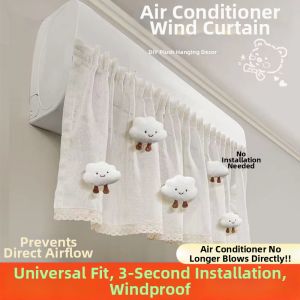 Direct Airflow Prevention & Dustproof Air Conditioner Curtain