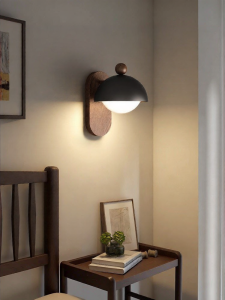 Changhong | Retro Walnut Texture Wall Light