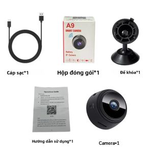 Camera An Ninh Không Dây Mini WiFi 1080P HD Bảo Vệ Giám Sát Video Thông Minh Tầm Nhìn Ban Đêm Trong Nhà Với Zoom Quang Học Trong Nhà Ngoài Trời