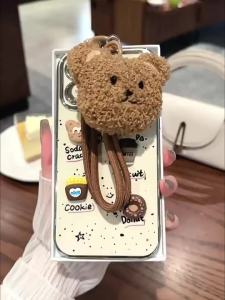 PINFEI | Ốp Lưng iPhone Thiết Kế Hình Hoạt Hình Có Cửa Sổ Phủ Kim Loại
