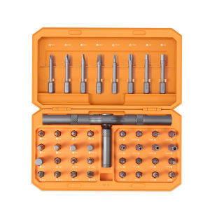Brifit 42 in 1 Magnetic Screwdriver Set Multi Ratchet Screwdrivers Kit with 40 PCS Magnetic Bits Detachable Ratchet Handle Portable Repair Screwdriver Set for Furiture Computer Bicycle