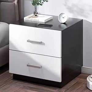 YYBAIO | Modern Luxurious Bedroom Storage Shelf Compact Bedside Table