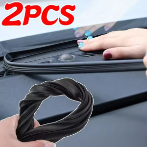 2PCS Car Dashboard Sealing Strip Auto Noise Sound Insulation Rubber Strips Universal Seal Accessories for Car Stickers Interior Parts
