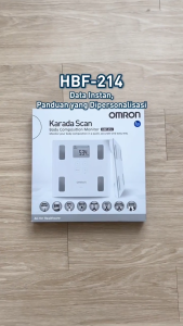 Omron Karada Scan Body Comosition Monitor HBF-214 - Timbangan Digital Komposisi Tubuh