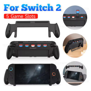 Anti Slip Protective Case for Nintendo for Switch 2 Console Ergonomic Hand Grip Stand Holder Bracket for Switch 2 Accessories
