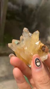 Trụ đá thạch anh Lemurian tự nhiên năng lượng vũ trụ nhiều mẫu