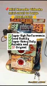 New Model CLASSIC AUDIO Mini Videoke Machine XXL size For Outdoor Indoor Party