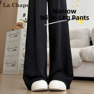 La Chapelle | Premium Comfort Small Size Summer Black Straight Pants
