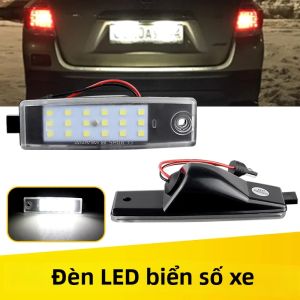 Bộ 2 Đèn LED Biển Số Cho Xe Toyota Highlander 07-13 Harrier H200 Land Cruiser 200 Series Hiace S.B.V - Đèn Tín Hiệu Xe Hơi 12V