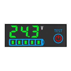 GAQQEE | DC 7-55V LED Battery Level Indicator Voltage Meter Display Board Power Off Memory For Lithium Lead Acid EV Electric Vehicle