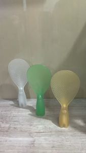 Centong Nasi Transparan Bentuk Monster Anti Lengket Standing Rice Spoon Sendok Bening Karakter Bisa Berdiri Souvenir Pernikahan - HOMIA