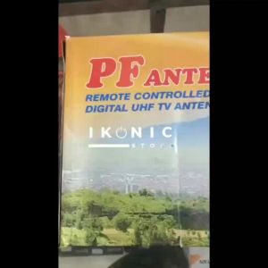 IKONIC Antena TV Digital Remote Outdoor Luar PF 850 Free Boster Kabel 10 Meter