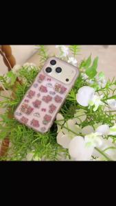 Sanrio | Ốp Điện Thoại Hello Kitty Da Đen Cho iPhone 17/16/15 Pro Max - Chống Sốc Dễ Thương Cảm Giác Mềm Mại Phong Cách Nhật Bản & Hàn Quốc