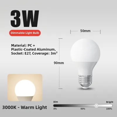 TONGZHIGUANG | Dimmable Ultra-bright E27 LED Bulb