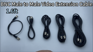  BNC/Q9 Camera Quan Sát Giám Sát Cáp Video 75-3 Đồng Trục Kép Nam Cắm Cắm Camera An Ninh Đầu Ghi Hình Dây 0.5/1/2/3/5M Sẵn Sàng Sử Dụng