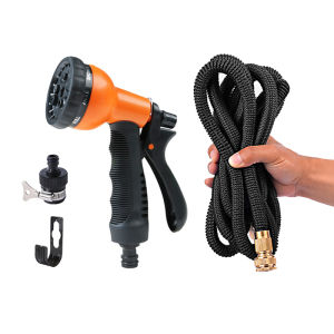 สวนน้ําท่อ Reel ขยายรดน้ําท่อแรงดันสูงยืดหยุ่นล้างรถรดน้ําสวนชลประทาน Magic ท่อ