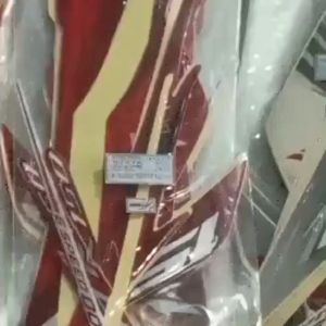 Stiker Striping Standar Supra GTR 150 2017 Kualitas Terbaik dan Warna Menarik