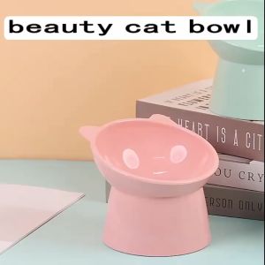 Pet Cat Elevated Bowls 15 Tilted Raised Food Bowl With High Stand