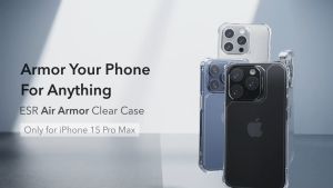Ốp Lưng cho iPhone 15 Pro Max ESR Air Armor Clear Case - Hàng Chính Hãng