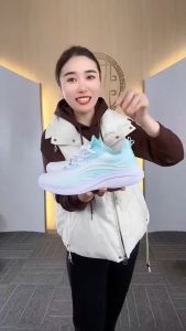 New womens casual sports shoes womens breathable shock-absorbing soft sole running shoes