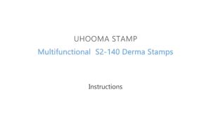 Professional Derma Stamp Adjust Dermastamp Needle 0.2mm Microneedling Beauty Skin Care for Face scalp&Hair&Beard Makeup Tool