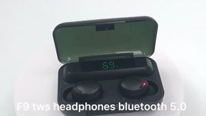 Tai Nghe Kép Không Dây F9 Mặt Cười Mới Bluetooth Bộ Tai Nghe Chơi Game TWS5.2 Sport F9 Tai Nghe Bluetooth