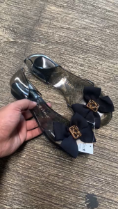 Sepatu Jelly Wanita Terbaru/ Balet Payet Cewek Kekinian/ Flat Shoes Alina 186-44/ Jelly Import