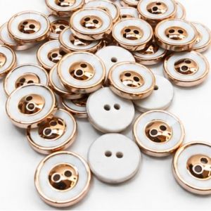 100Pcs Kancing Baju Gepeng Kemeja Corak Mata Silver hitam Ukuran 13mm/Motif Baling